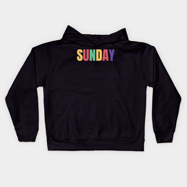 Sunday Kids Hoodie by Frajtgorski